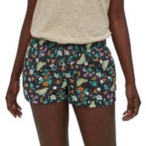 Patagonia Women's Barely Baggies™ Shorts, Night Pollinators Black, Size XS